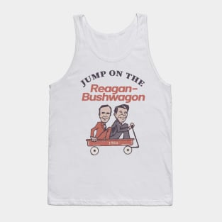 JUMP ON THE REAGAN BUSHWAGON! - VINTAGE ELECTION Tank Top